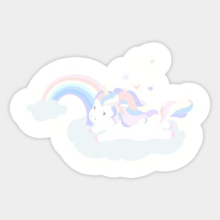 Unicorn and Rainbow Sticker